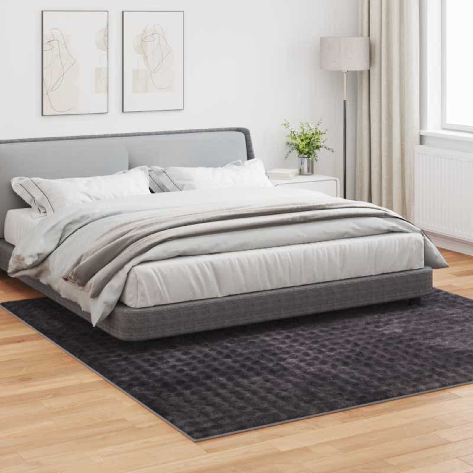Vidaxl vloerkleden vierkant huarte beige 200 x 200 cm polyester