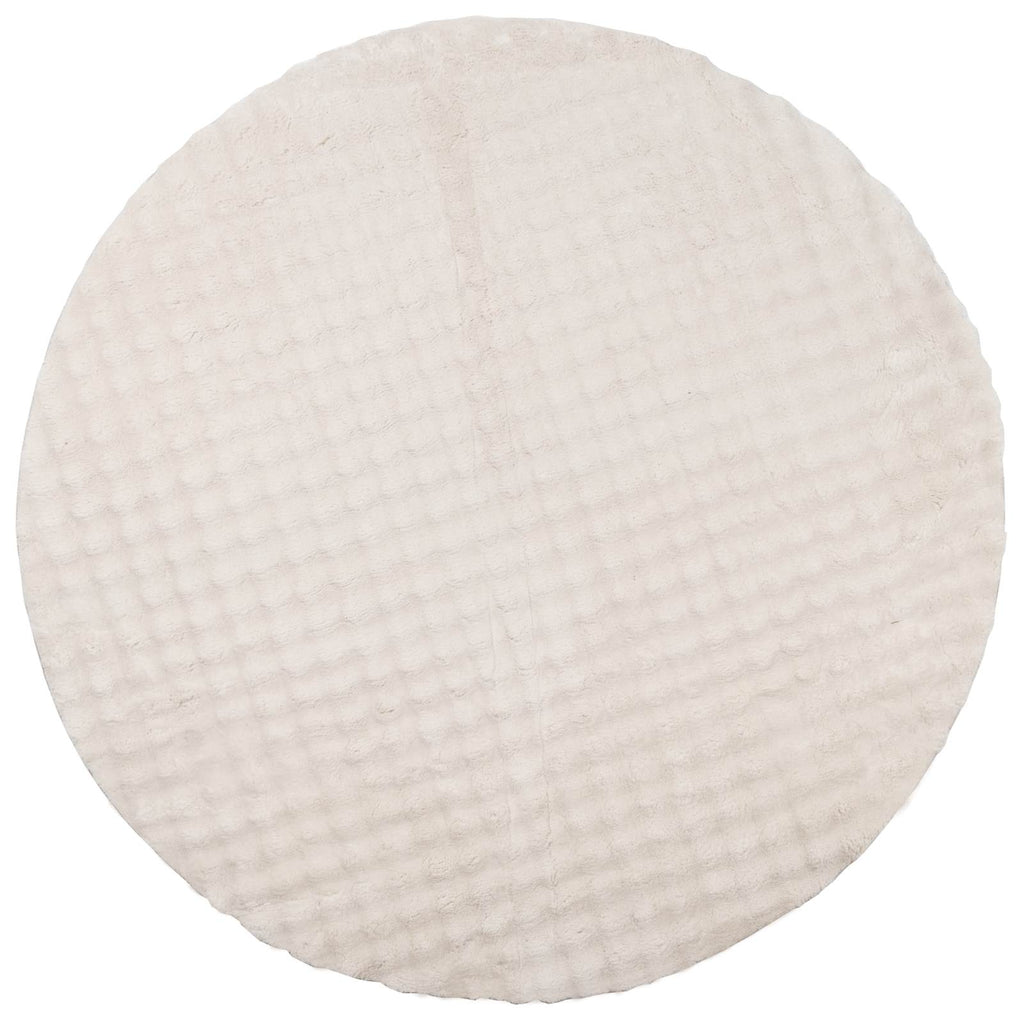 Vidaxl vloerkleden rond huarte beige ø 160 cm polyester
