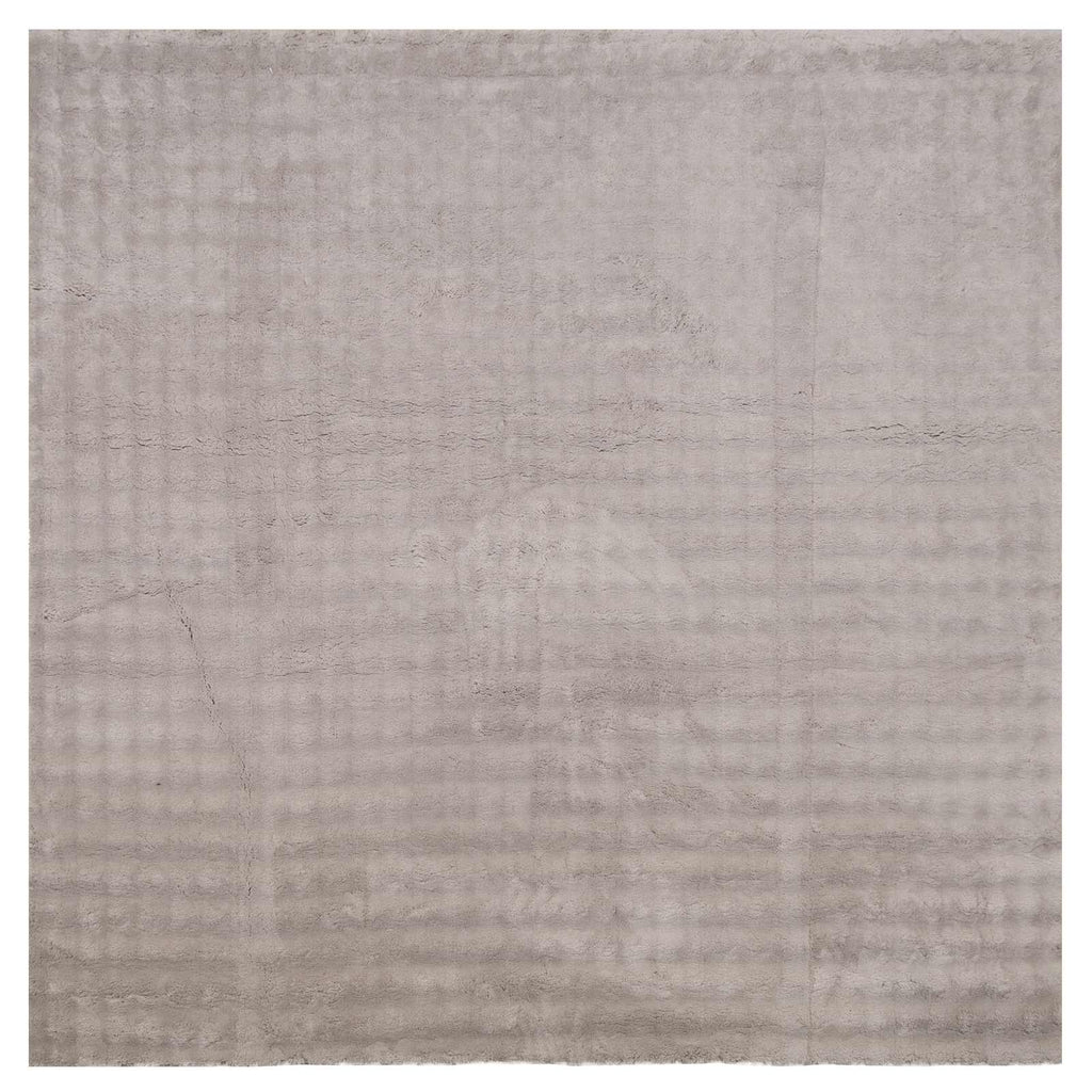 Vidaxl vloerkleden vierkant huarte zand 120 x 120 cm polyester