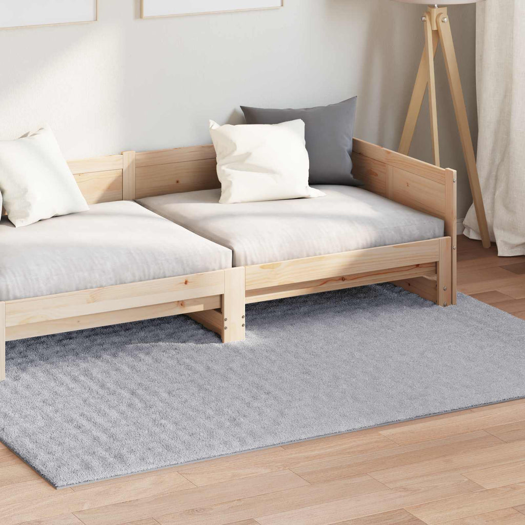 Vidaxl vloerkleden rechthoekig huarte grijs 230 x 160 cm polyester