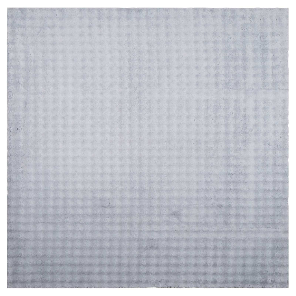Vidaxl vloerkleden vierkant huarte grijs 120 x 120 cm polyester