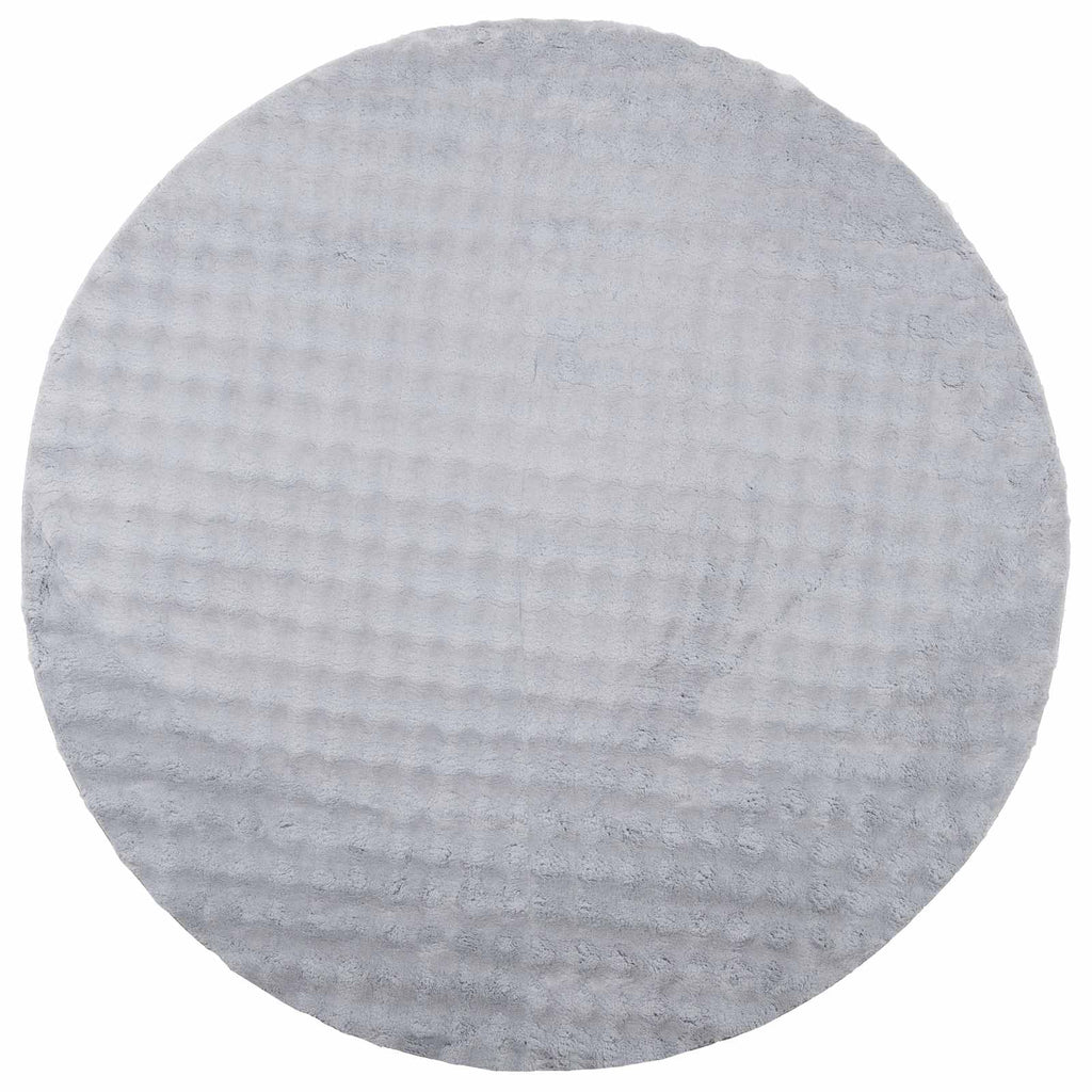 Vidaxl vloerkleden rond huarte grijs ø 200 cm polyester