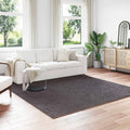 Vidaxl vloerkleden vierkant huarte antraciet 240 x 240 cm polyester