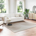 Vidaxl vloerkleden vierkant huarte crème 240 x 240 cm polyester