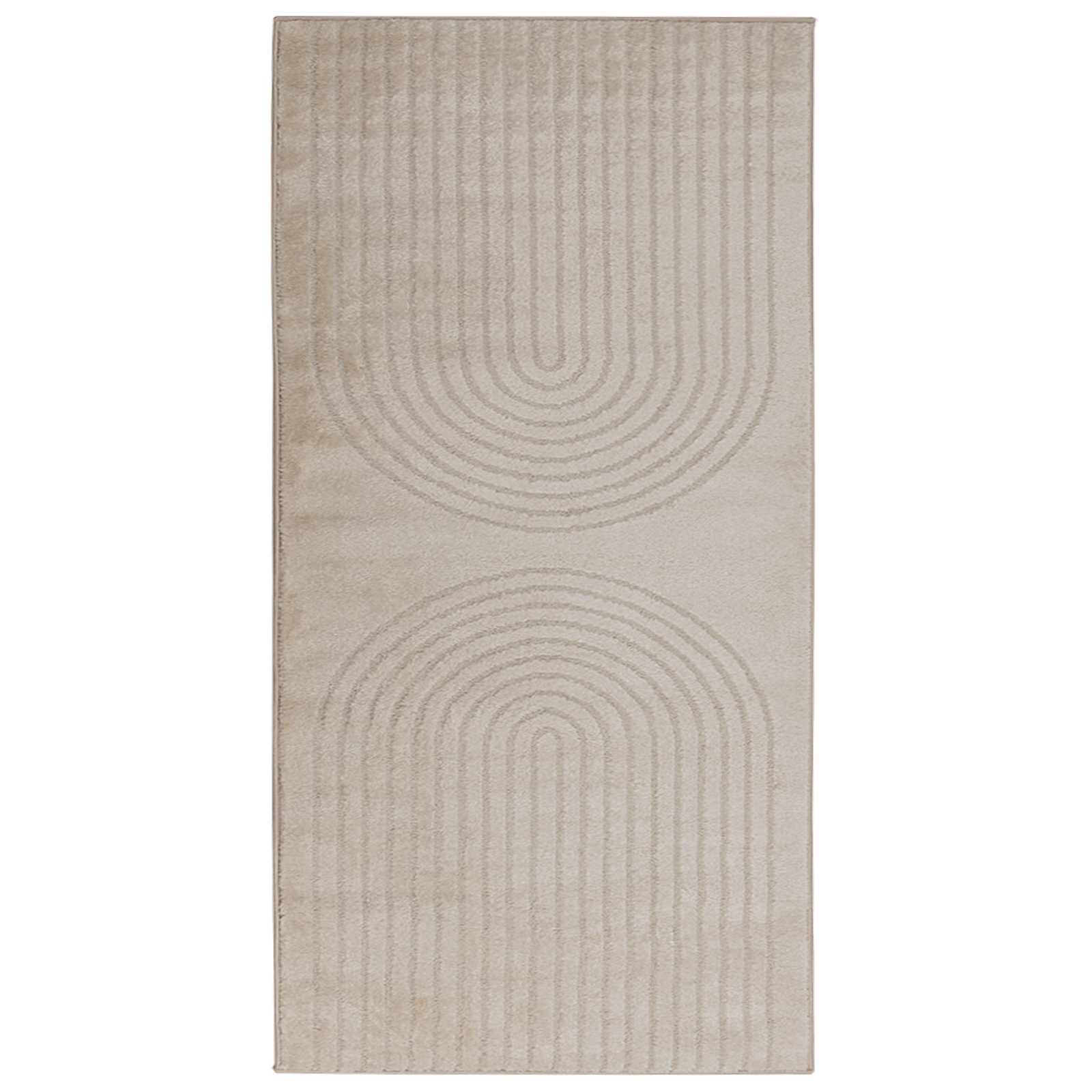 Vidaxl vloerkleden rechthoekig huarte beige 150 x 80 cm polyester