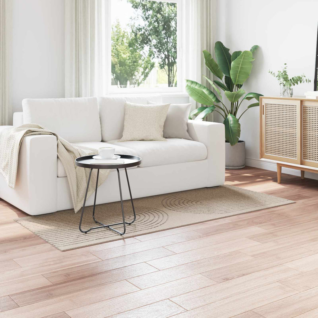 Vidaxl vloerkleden rechthoekig huarte beige 200 x 80 cm polyester