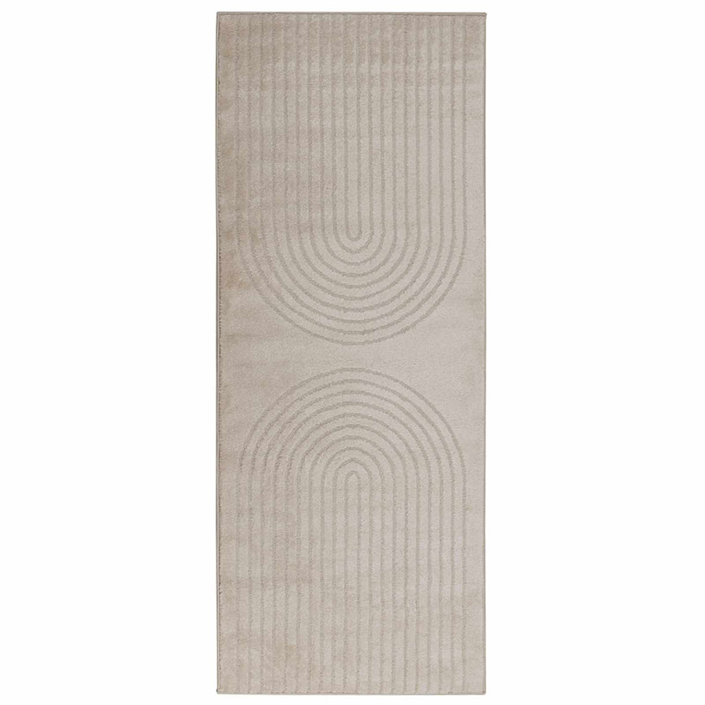 Vidaxl vloerkleden rechthoekig huarte beige 200 x 80 cm polyester