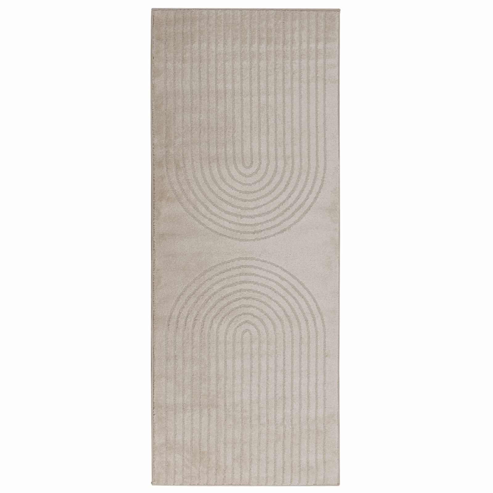 Vidaxl vloerkleden rechthoekig huarte beige 200 x 80 cm polyester