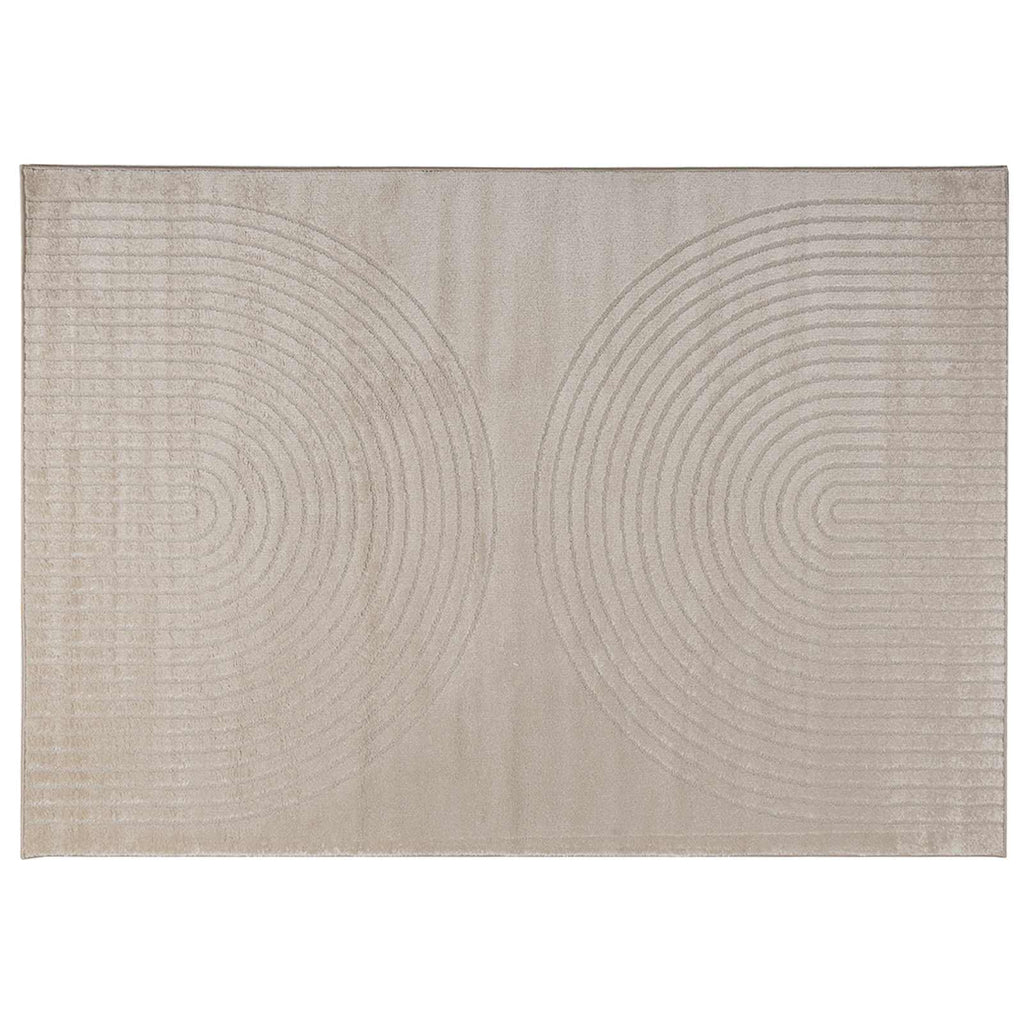 Vidaxl vloerkleden rechthoekig huarte beige 170 x 120 cm polyester