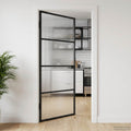 Vidaxl huisdeur 102 x 201,5 x 3,5 cm aluminium en gehard glas