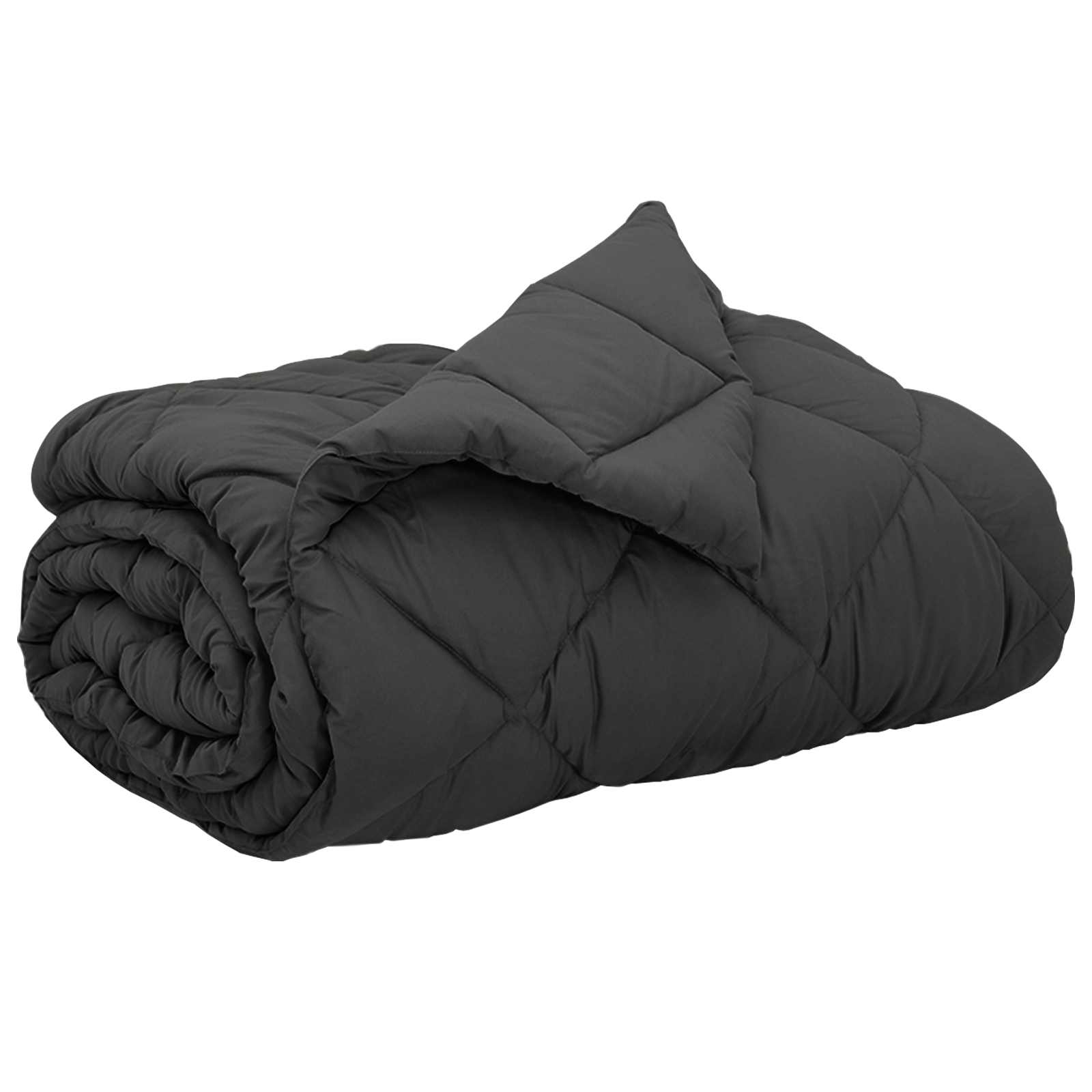 Vidaxl zomer dekbed antraciet 220 x 200 cm microfiber