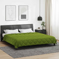 Vidaxl zomer dekbed groen 200 x 200 cm microfiber