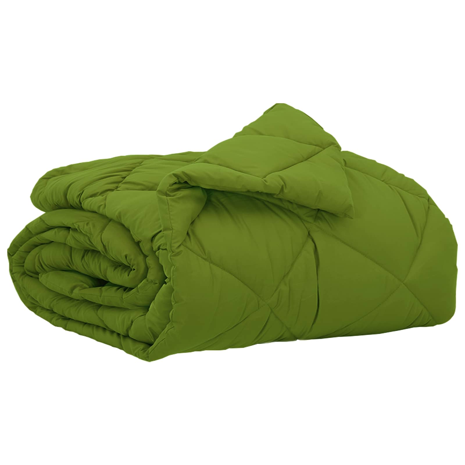 Vidaxl zomer dekbed groen 220 x 155 cm microfiber