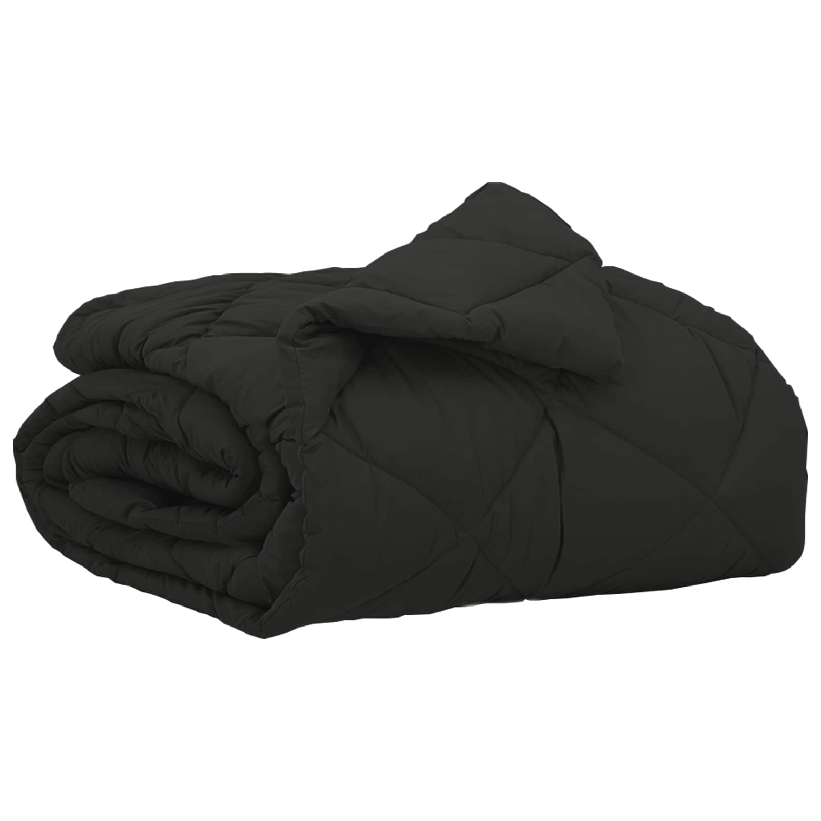 Vidaxl zomer dekbed zwart 200 x 140 cm microfiber