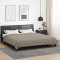 Vidaxl zomer dekbed lichtgrijs 220 x 200 cm microfiber