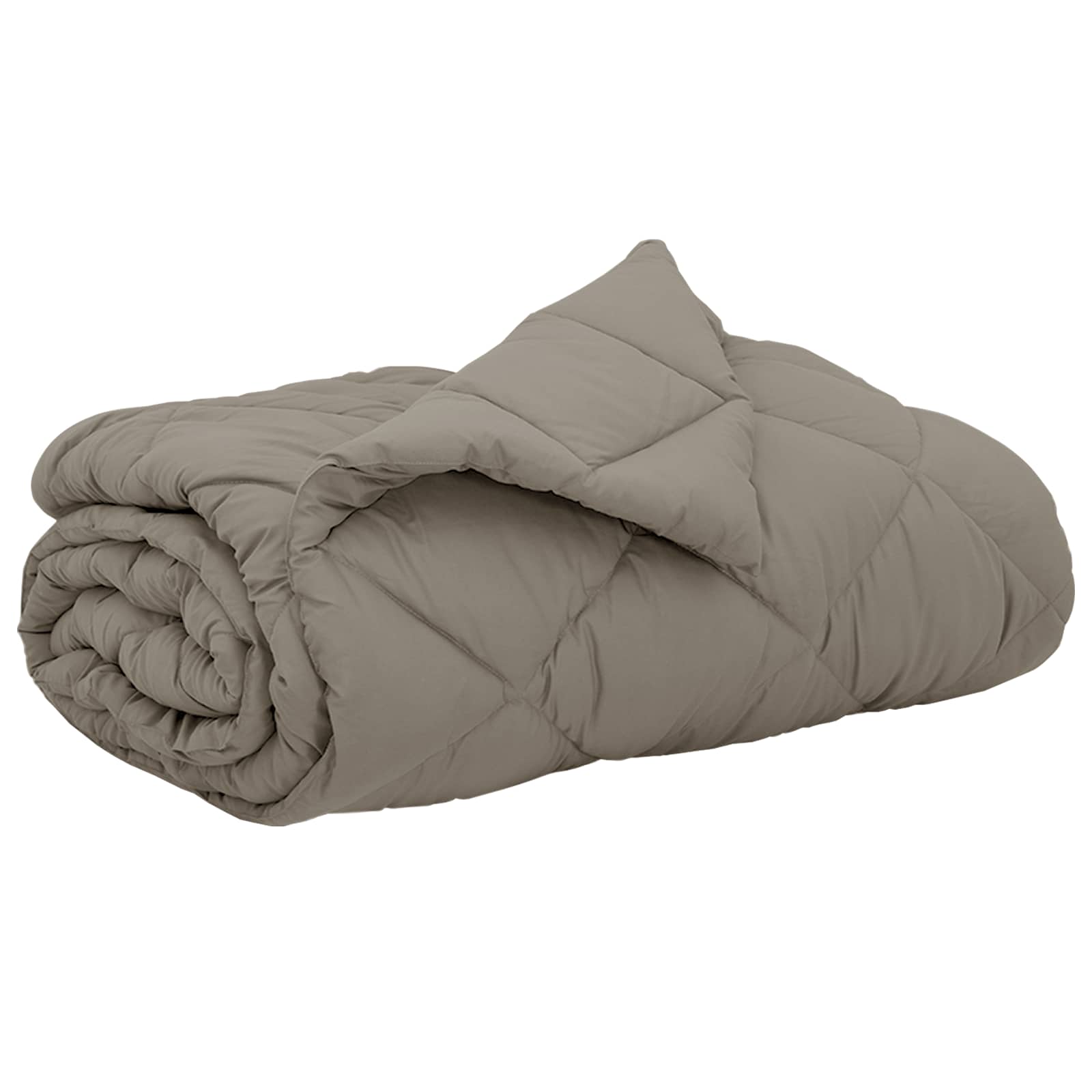 Vidaxl zomer dekbed lichtgrijs 220 x 200 cm microfiber