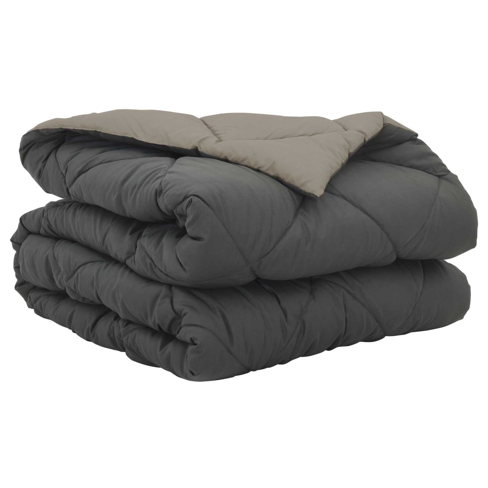 Vidaxl zomer dekbed lichtgrijs en antraciet 200 x 135 cm microfiber