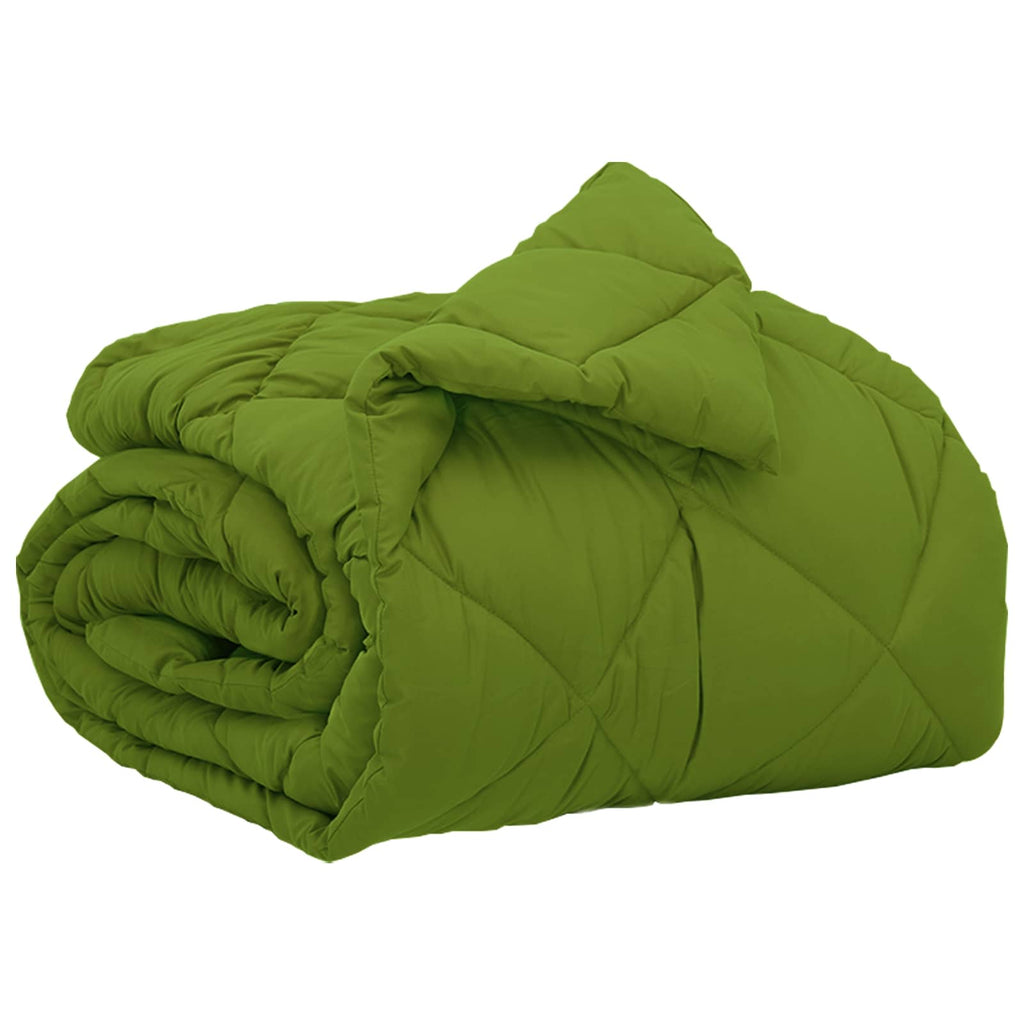Vidaxl vol jaar dekbed groen 200 x 155 cm microfiber