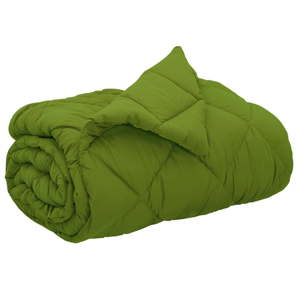 Vidaxl vol jaar dekbed groen 220 x 260 cm microfiber
