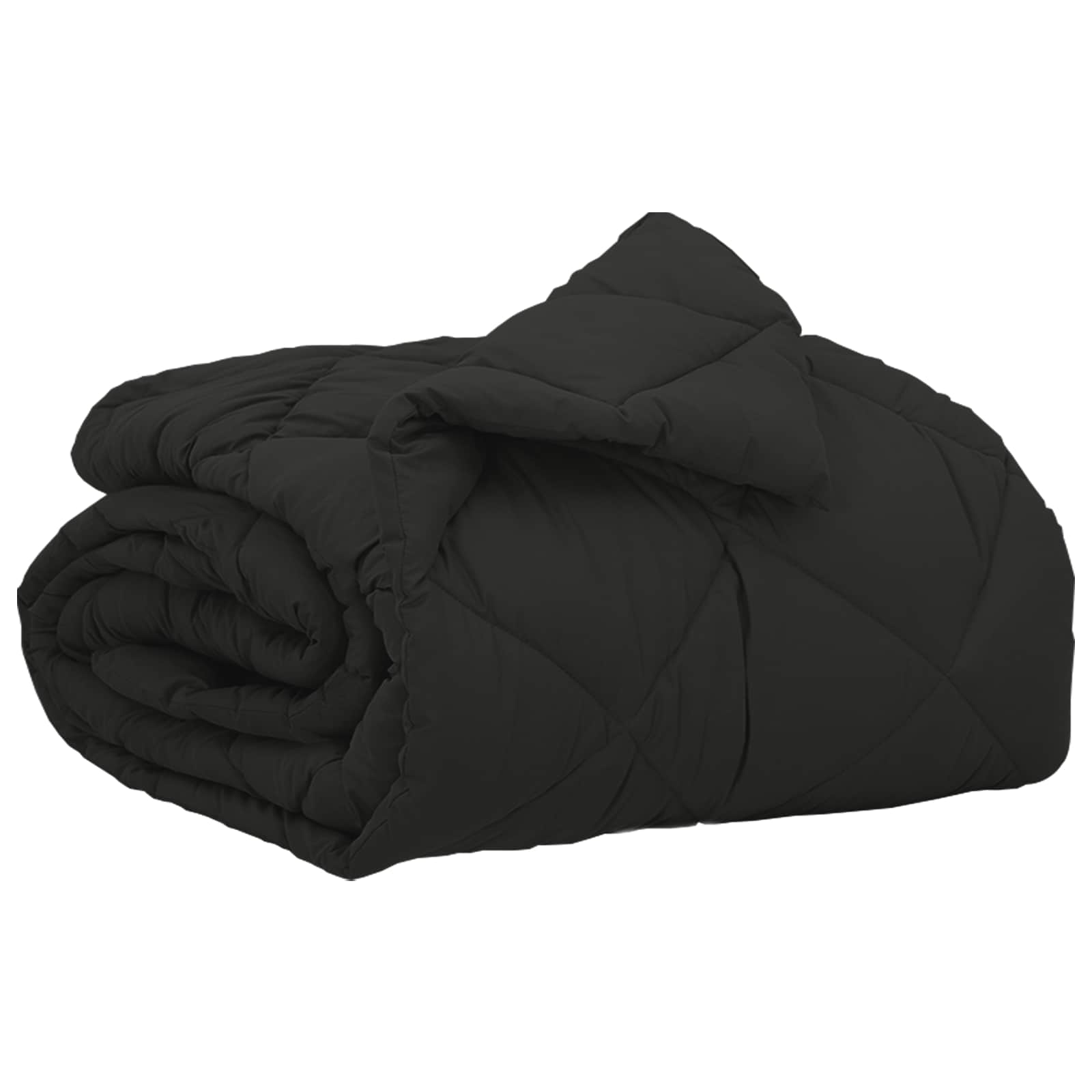 Vidaxl vol jaar dekbed zwart 200 x 155 cm microfiber