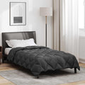 Vidaxl winter dekbed antraciet 200 x 155 cm microfiber