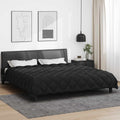 Vidaxl winter dekbed zwart 220 x 260 cm microfiber
