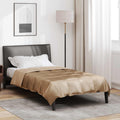 Vidaxl vol jaar dekbed goud 200 x 140 cm satijn en microfiber