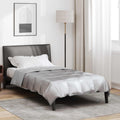 Vidaxl vol jaar dekbed zilver 200 x 135 cm satijn en microfiber