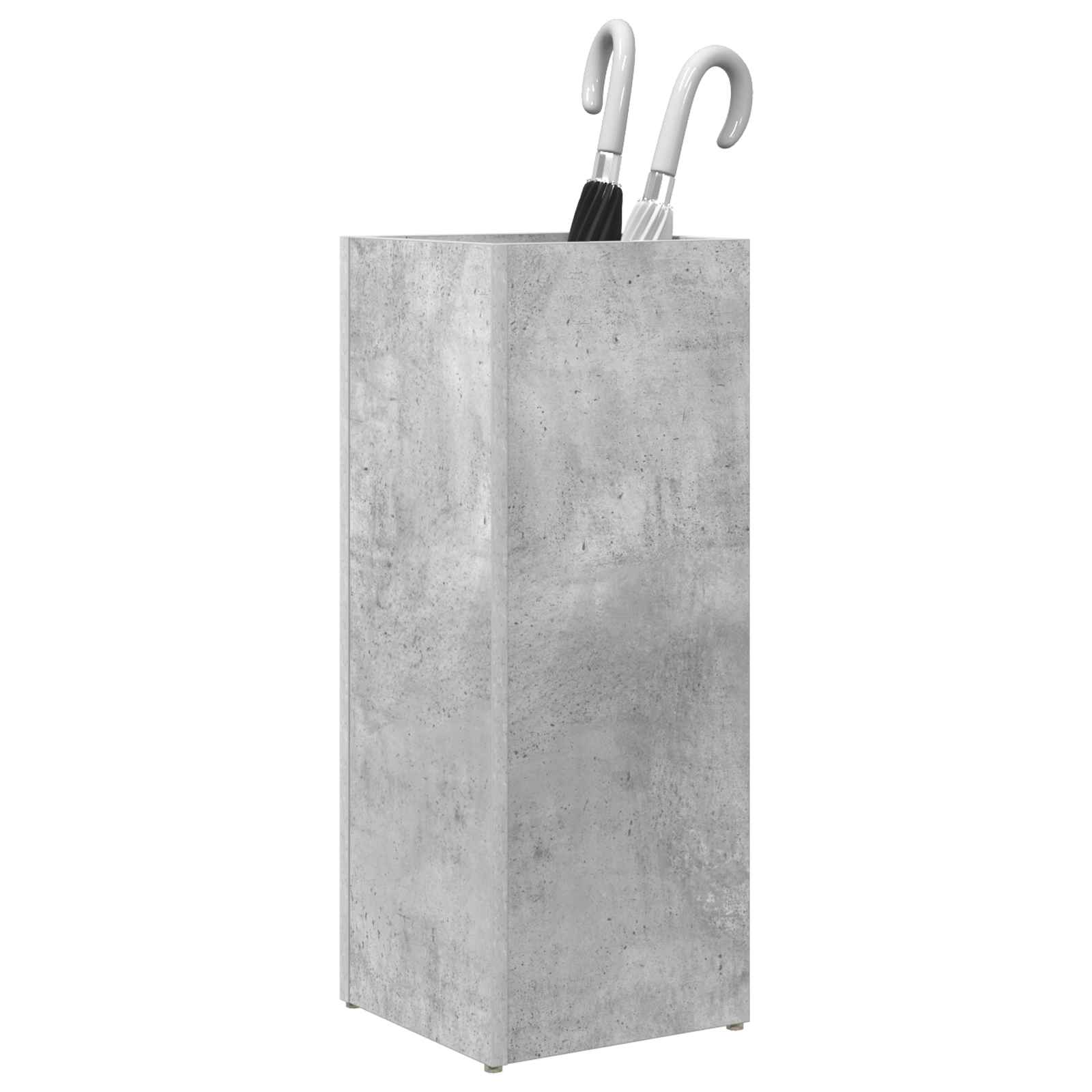 Vidaxl paraplu standaard beton grijs 25 x 24,5 x 64 cm bewerkt hout