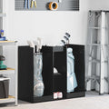 Vidaxl golfkast effen zwart eiken 102 x 45 x 85,5 cm