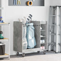 Vidaxl golfkast met wiel effen beton grijs 90 x 45 x 98 cm