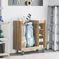 Vidaxl golfkast met wiel effen artisan eiken 90 x 45 x 98 cm