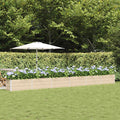 Vidaxl plantenbak ivoor 480 x 50 x 45 cm gegalvaniseerd staal