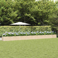 Vidaxl plantenbak ivoor 480 x 50 x 45 cm gegalvaniseerd staal