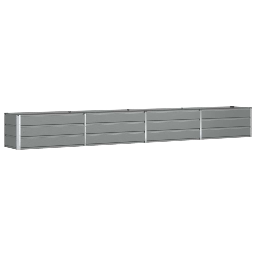 Vidaxl plantenbak lichtgrijs 480 x 50 x 45 cm gegalvaniseerd staal