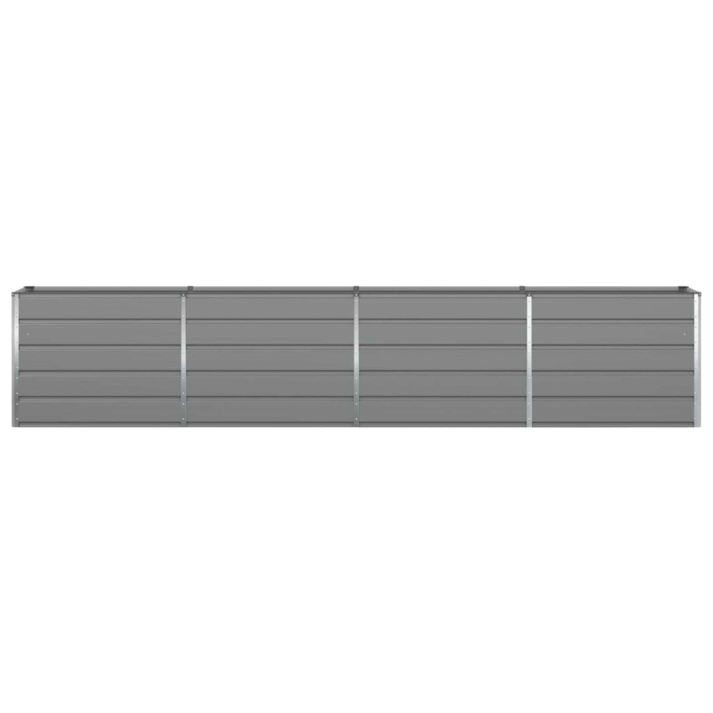 Vidaxl plantenbak lichtgrijs 480 x 50 x 45 cm gegalvaniseerd staal