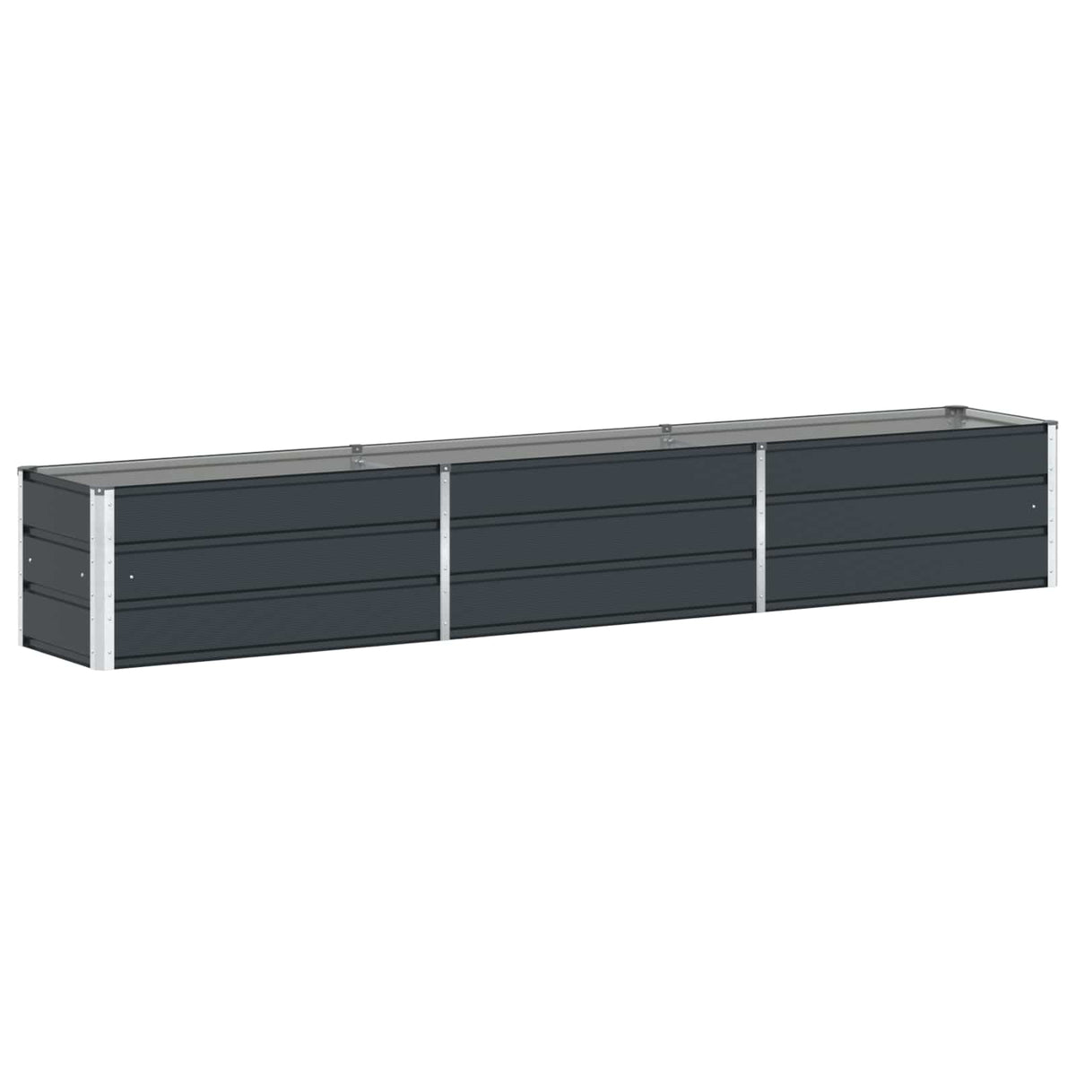 Vidaxl plantenbak antraciet 290 x 50 x 45 cm gegalvaniseerd staal