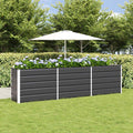 Vidaxl plantenbak antraciet 290 x 50 x 75 cm gegalvaniseerd staal