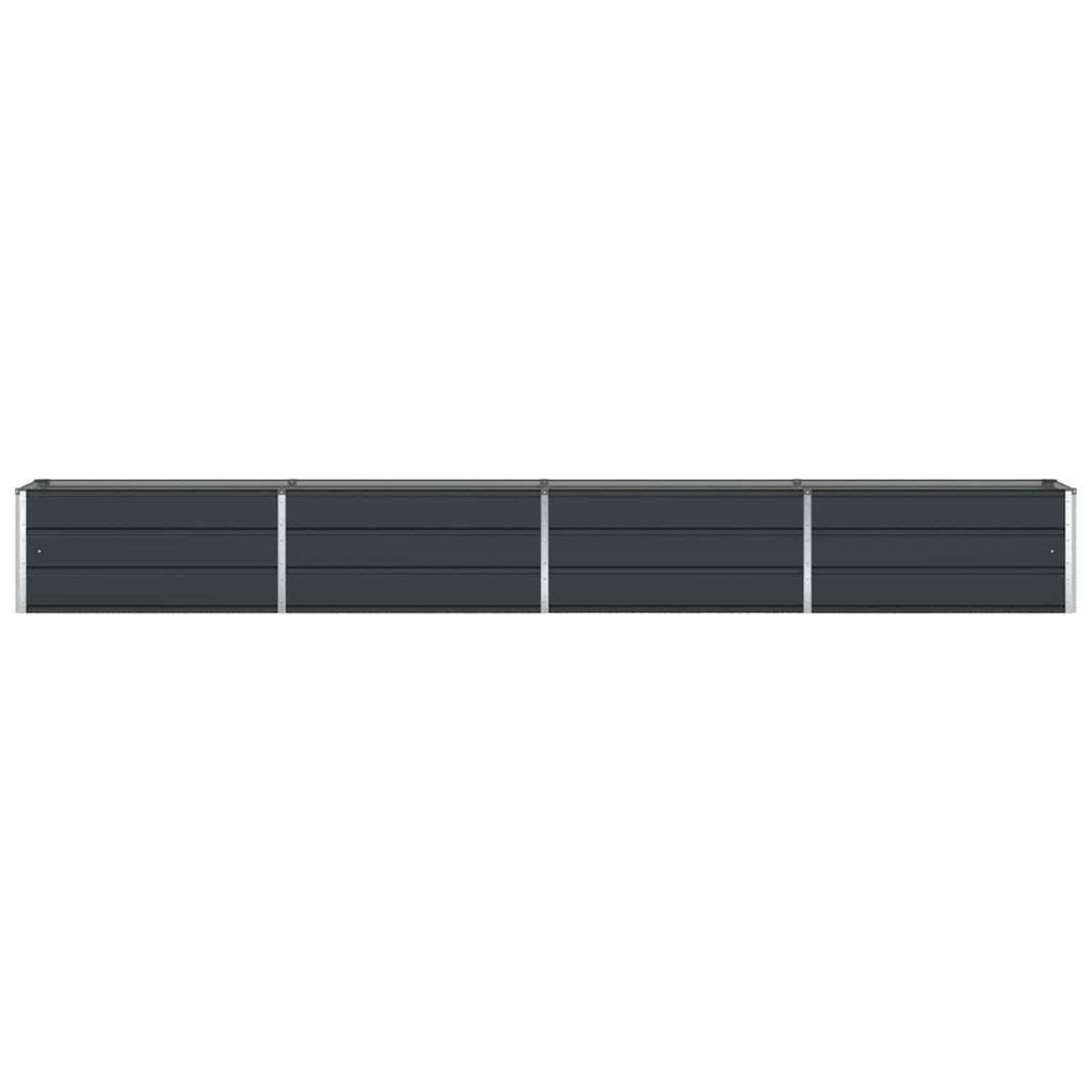 Vidaxl plantenbak antraciet 480 x 50 x 45 cm gegalvaniseerd staal