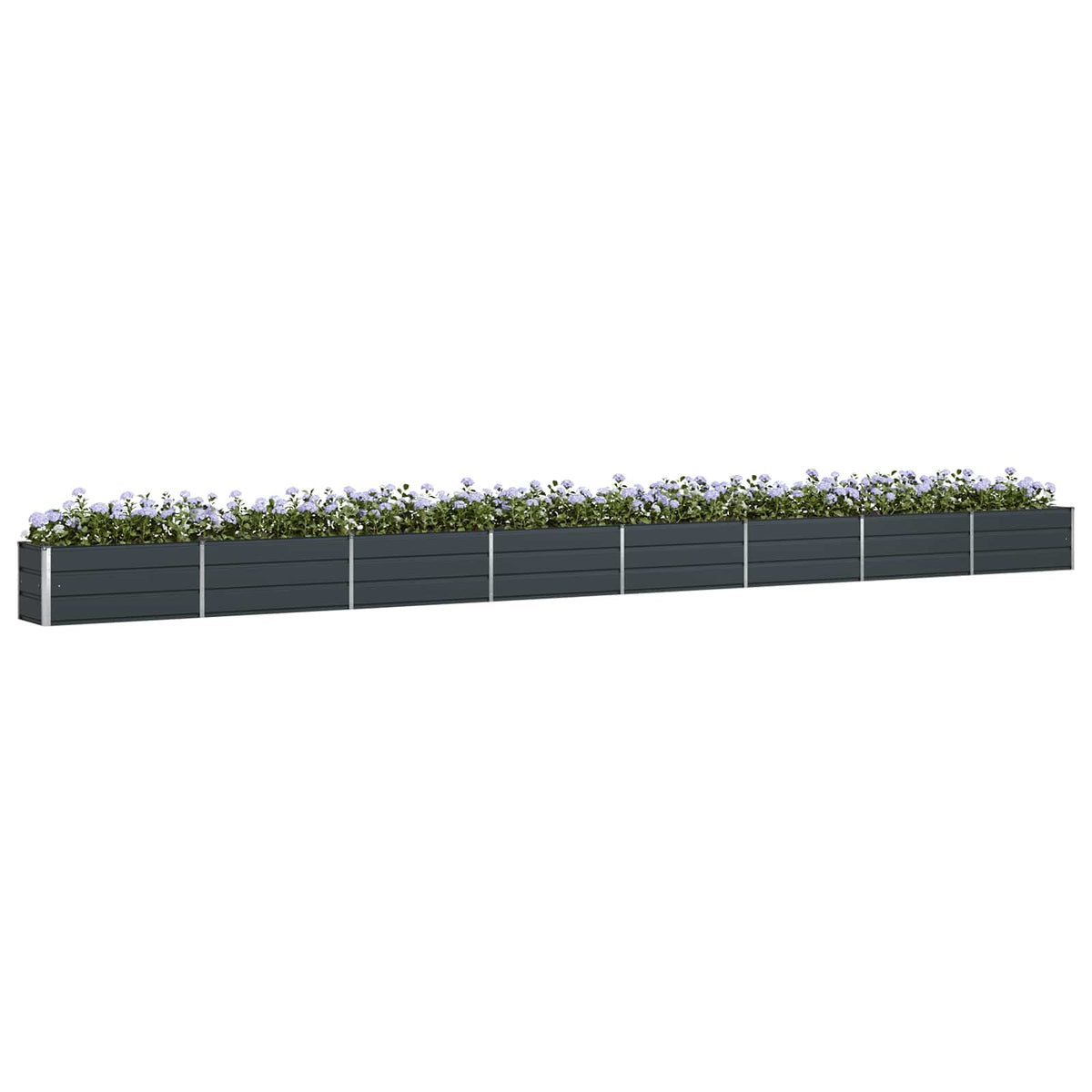 Vidaxl plantenbak antraciet 770 x 50 x 45 cm gegalvaniseerd staal