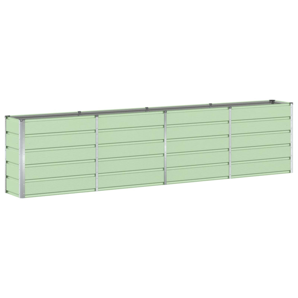 Vidaxl plantenbak groen 160 x 40 x 75 cm staal