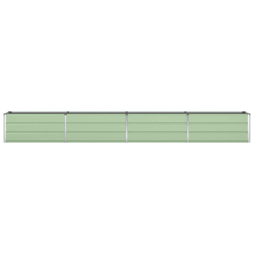 Vidaxl plantenbak pastelgroen 480 x 50 x 45 cm gegalvaniseerd staal