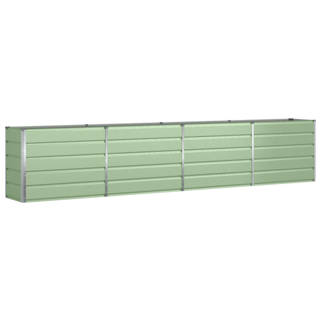 Vidaxl plantenbak pastelgroen 480 x 50 x 45 cm gegalvaniseerd staal