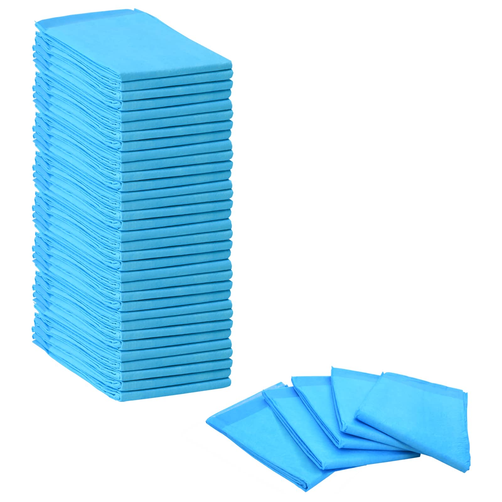 Vidaxl niet-geweven stof huisdier trainingspad 100 pcs 120 x 80 cm