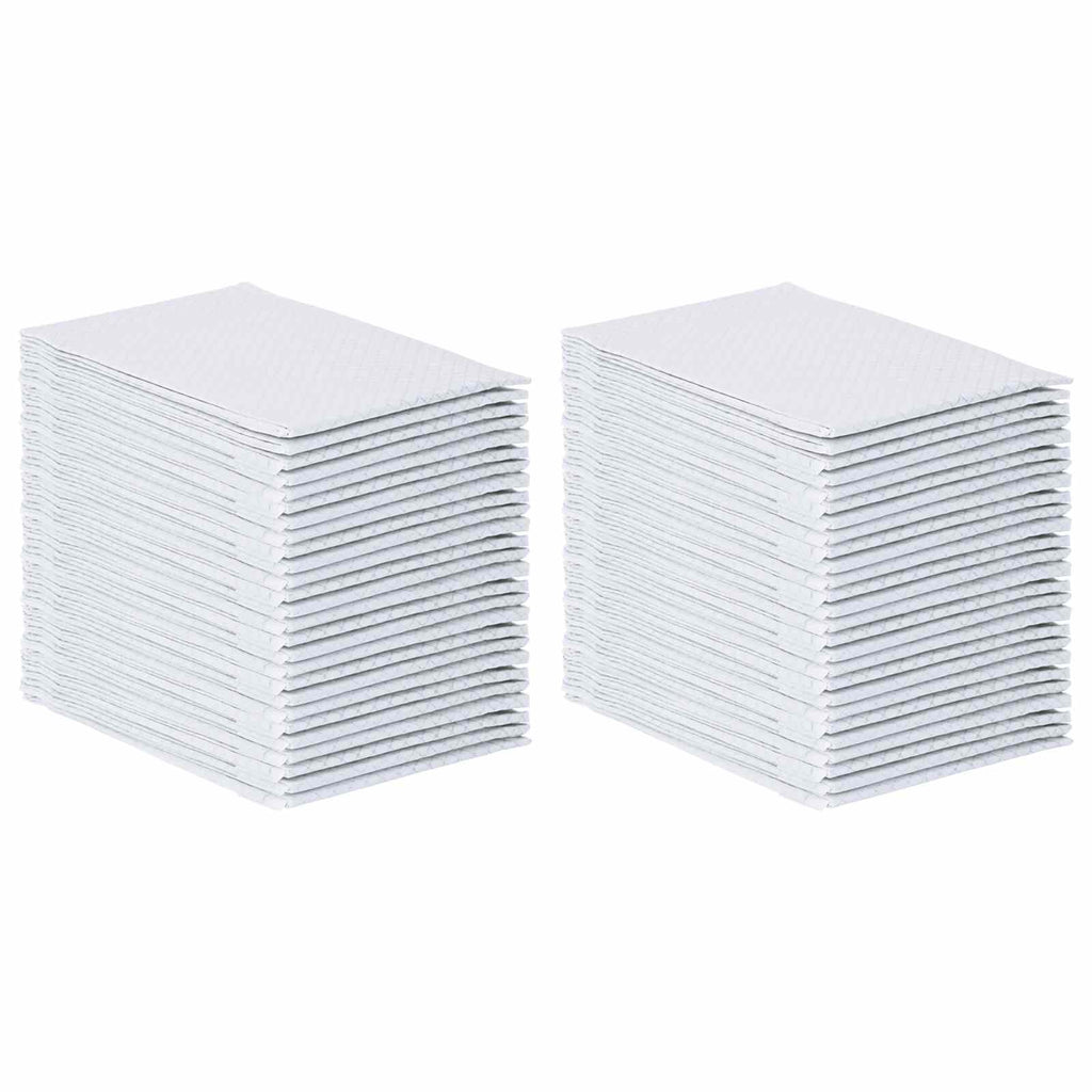Vidaxl niet-geweven stof huisdier trainingspad 50 pcs 90 x 60 cm