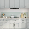 Vidaxl keuken spatscherm 2 pcs wit 100 x 40 cm gehard glas