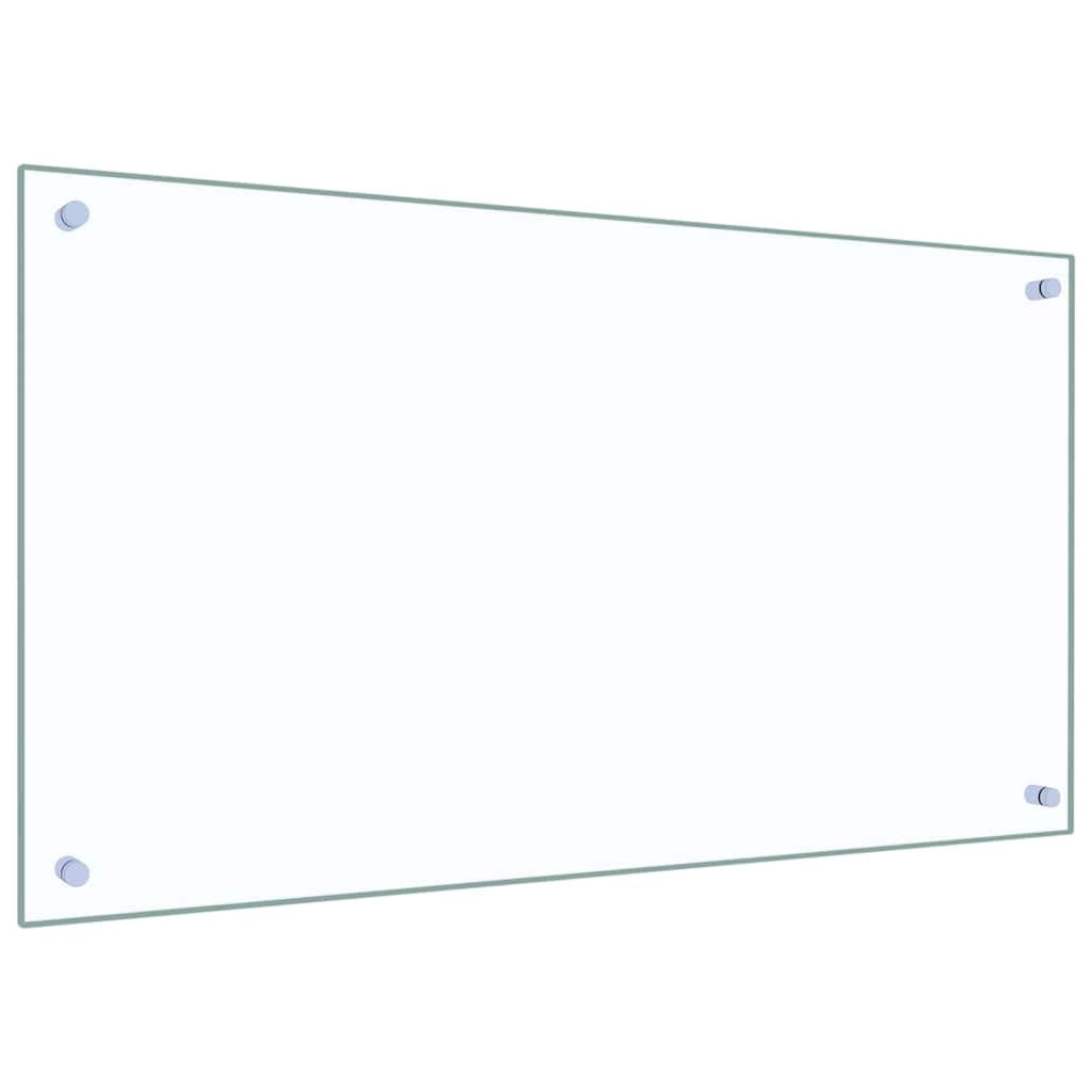 Vidaxl keuken spatscherm 2 pcs doorzichtig 90 x 50 cm gehard glas