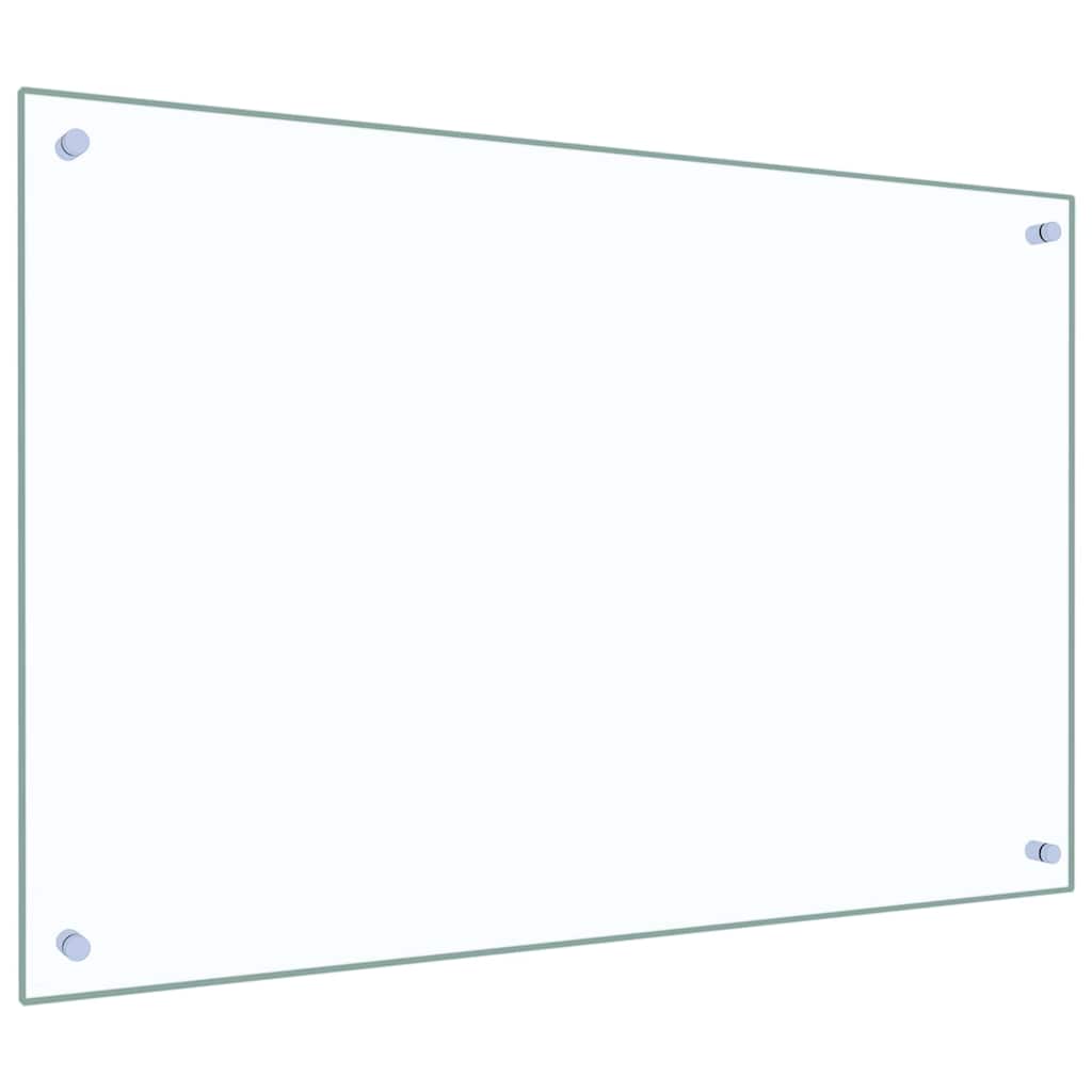 Vidaxl keuken spatscherm 2 pcs doorzichtig 90 x 60 cm gehard glas