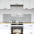 Vidaxl keuken spatscherm 2 pcs lichtgrijs 70 x 40 cm gehard glas