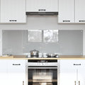 Vidaxl keuken spatscherm 2 pcs lichtgrijs 80 x 50 cm gehard glas